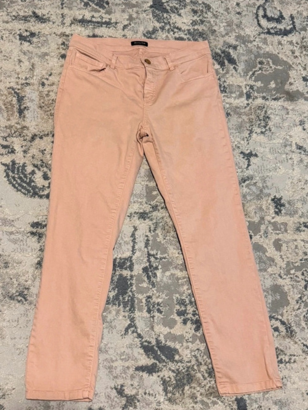 Massimo Dutti Pink Skinny Jeans